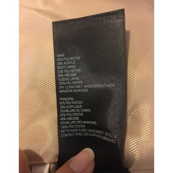 Whistles Long Coat Jacket Faux Fur Teddy Sherpa Beige Size XS Winter Pockets - Picture 3 of 13